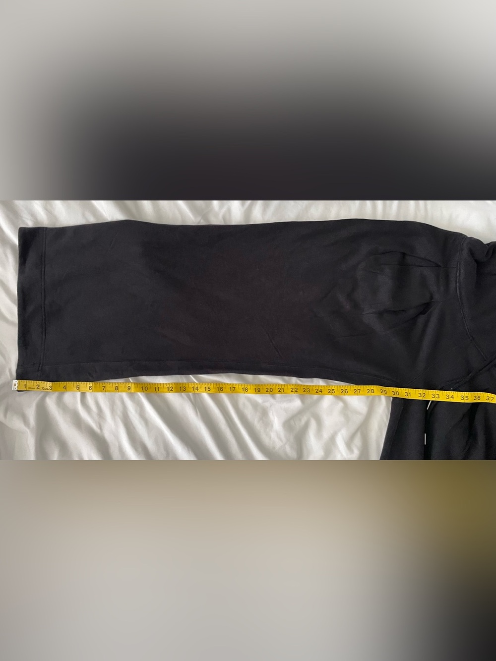 FP Movement: Black Wide-Leg Pleated Drawstring Pants - Picture 9 of 10